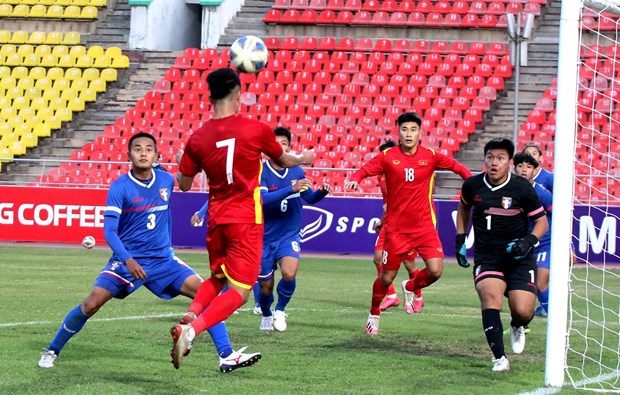 Éliminatoires de l AFC U23 Asian Cup le Vietnam bat Taipei 1-0